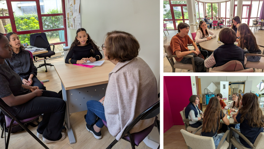 Collège Saint-Stanislas : une rencontre touchante entre élèves et résidents d’EHPAD
