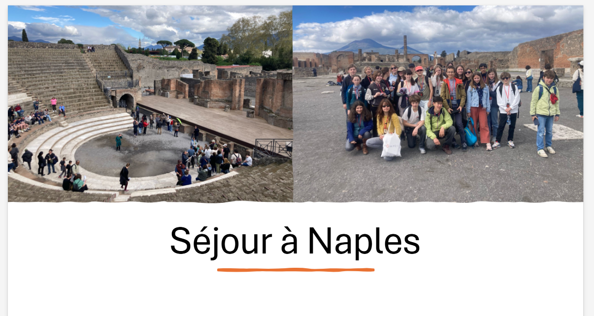 naples élèves collégiens st stan nantes