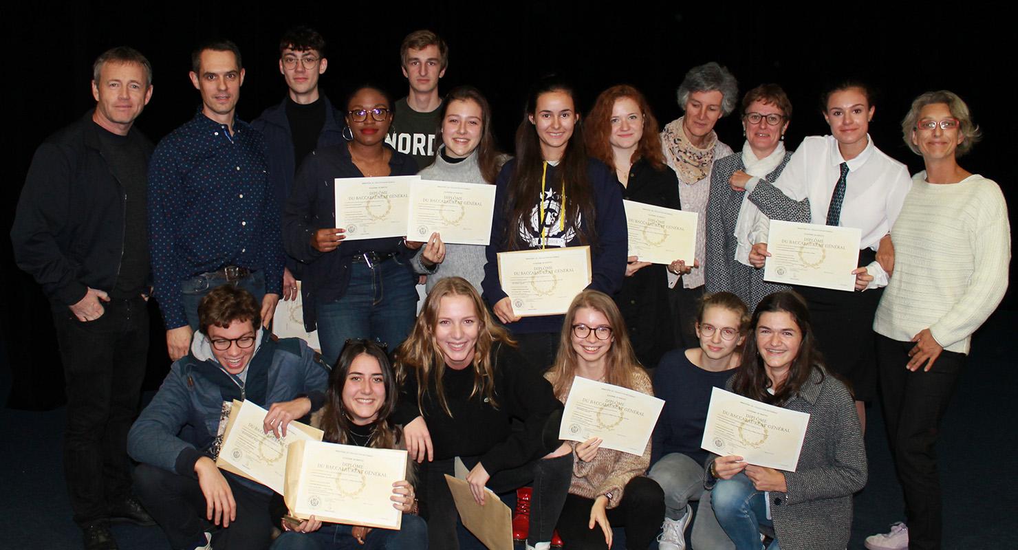 Remise des diplômes avec les bacheliers de la session 2018