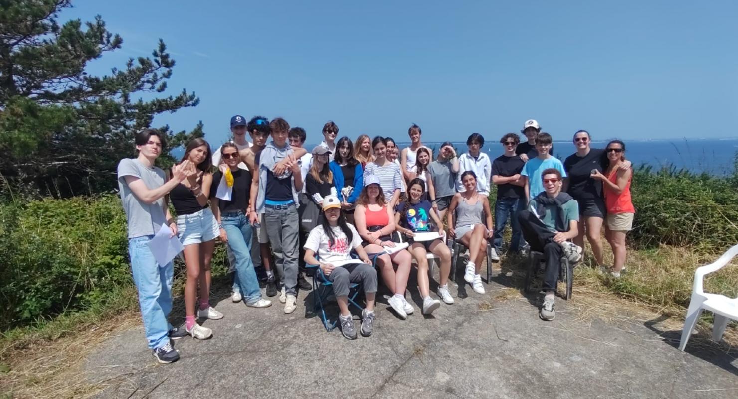 Les 2G en séjour nature sur l’île de Groix après le concours Jeunes Reporters