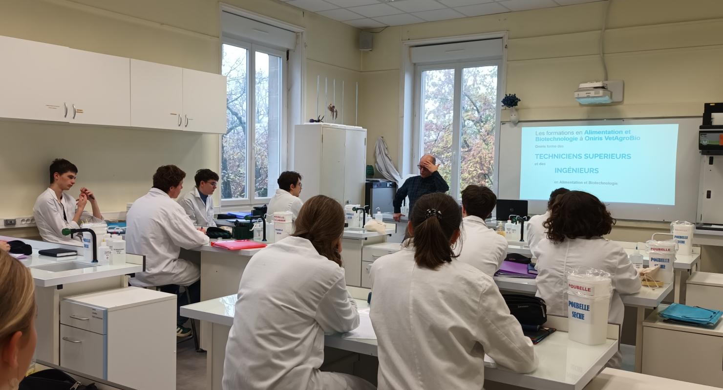 Elèves STL biotechnologies st stan nantes